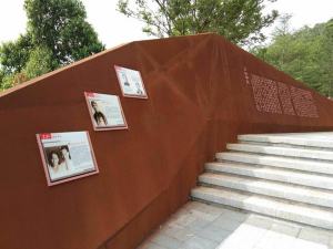 婺城耐候钢挡土墙